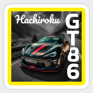 GT Hachiroku Sticker